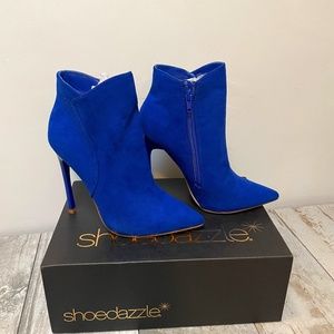 NWT! Cobalt Blue boots-booties/size 5.5/NEVER WORN